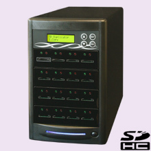 CopyBox 15 Secure Digital Duplicator - meerdere sd secure digital memory cards gelijktijdig dupliceren duplicators sdhc micro sd geheugen